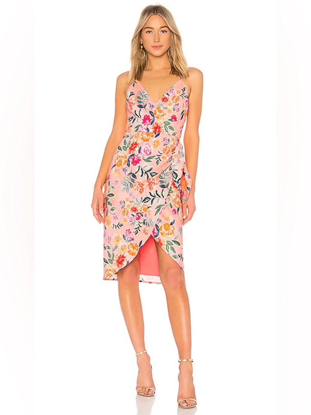 Lovers + Friends Orchid Dress in Sunset Floral S